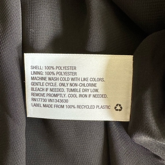 Black and Metallic Gold Dotted Blouse, size 3XL, Ava and Viv brand, NWOT - Picture 8 of 9